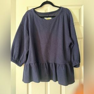 Anthropologie peplum blouse